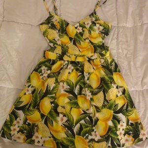 Yellow Floral Dress